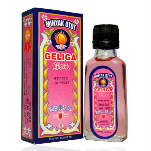 GELIGA MINYAK OTOT MUSCULAR MINYAK GOSOK GELIGA 30ML