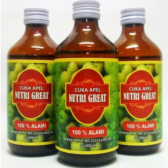 

RB22 Cuka Apel Nutri Great 300 ml ORIGINAL