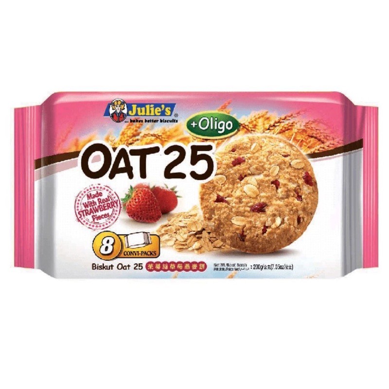 

Julie’s Oat 25 Biscuits 200gr