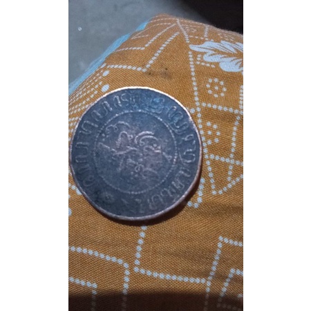 uang koin 2 1/2 cent nederlandsch india tahun 1908
