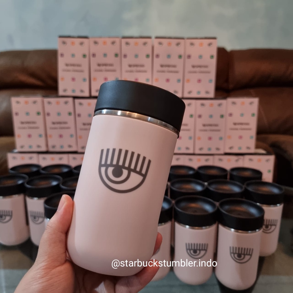 Nespresso x Chiara Ferragni Nomad Tumbler Travel Mug Gelas