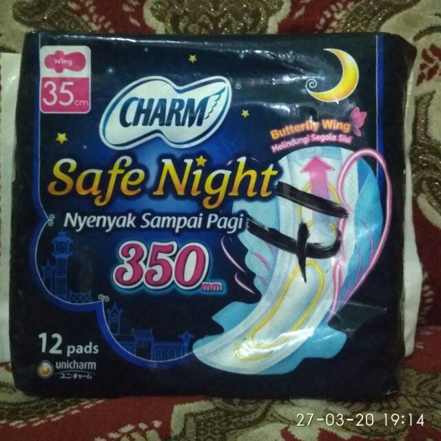Softex CHARM malam panjang 350cm