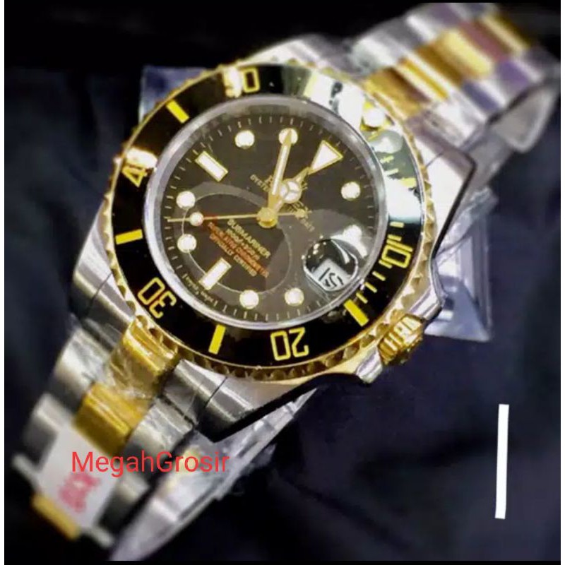 Jam Tangan Rolex Submariner Chain Otomatis Grade Super Kaca Sapphire