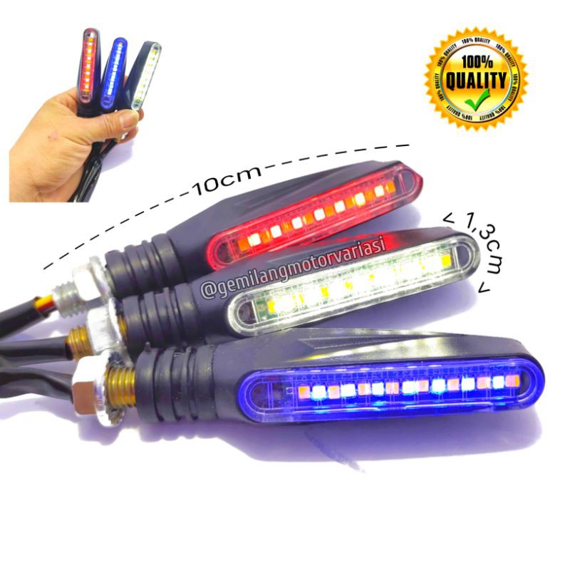 Lampu Sein LED Motor Running Variasi Lampu Sen LED Motor