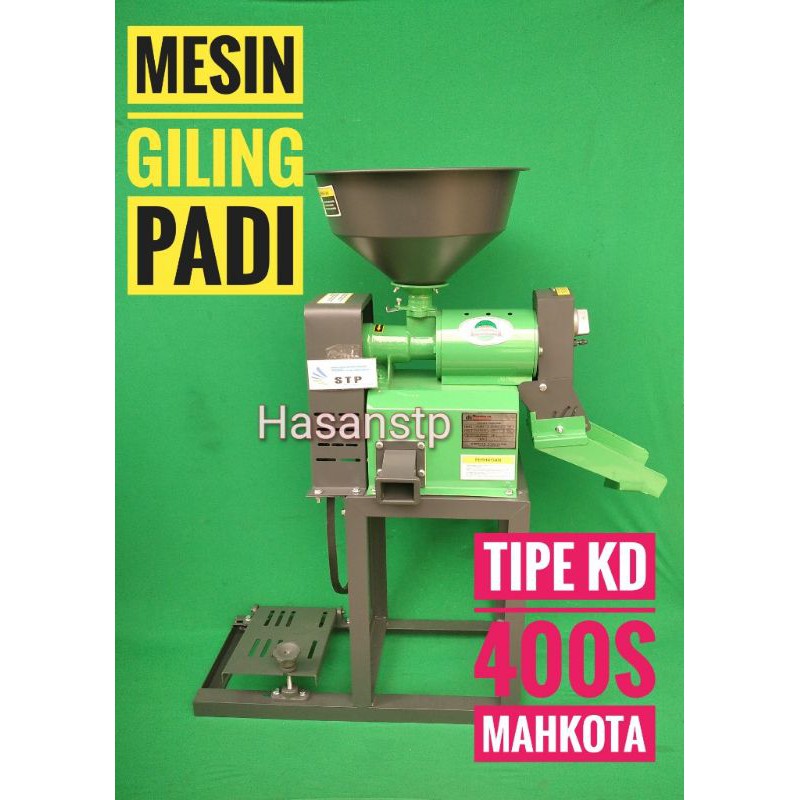 Jual Mesin Giling Padi Kd 400 Mahkota Shopee Indonesia