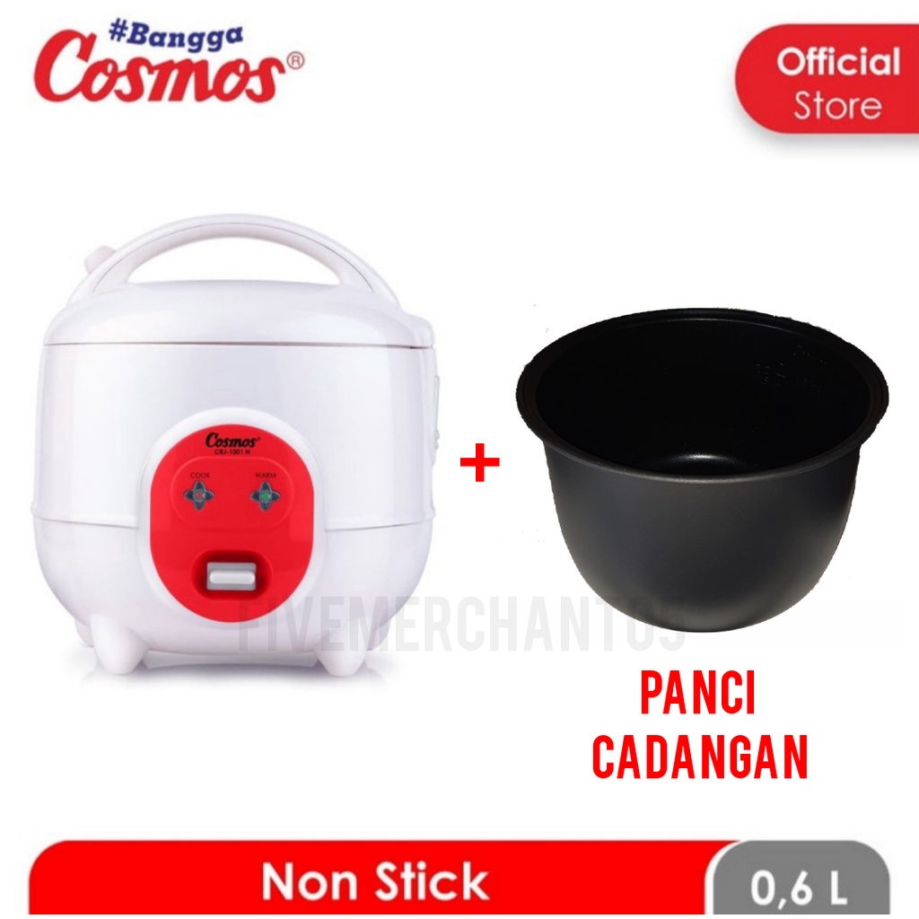 Rice Cooker Mini Cosmos CRJ 1001 N 0,6 Liter Magic Com Cosmos 1001 N