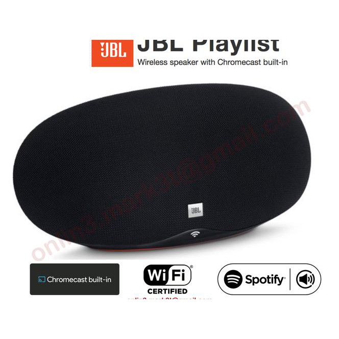 E0809 Jbl Playlist Bluetooth Wireless Wifi Portable Active Speaker New
