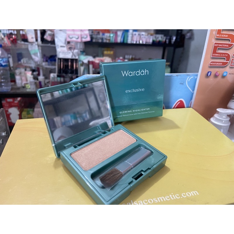 [ao] wardah exclusive glowing highlighter - wardah highlighter glowing exclusive