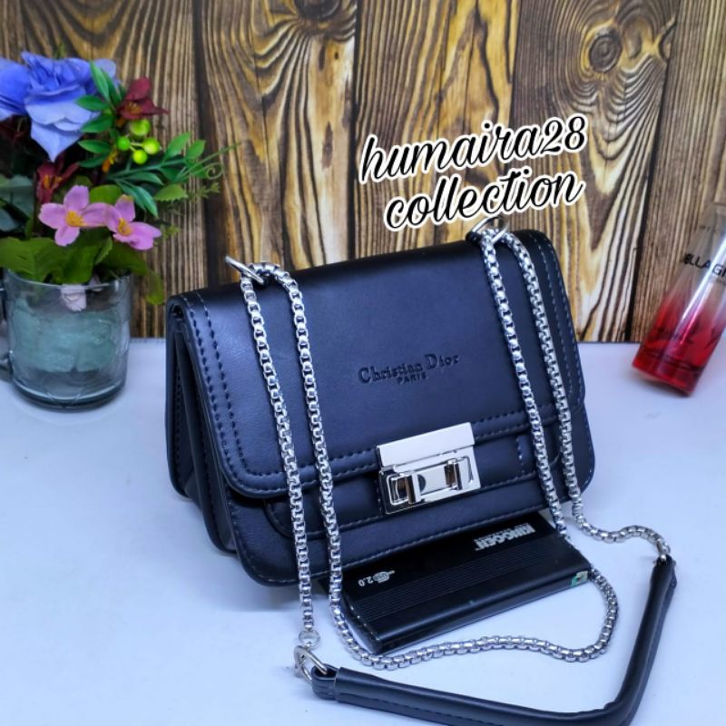 (BISA COD)Tas Selempang Wanita//Fashion Wanita Terbaru//Bordil Garis Kunci Maira Kekinian