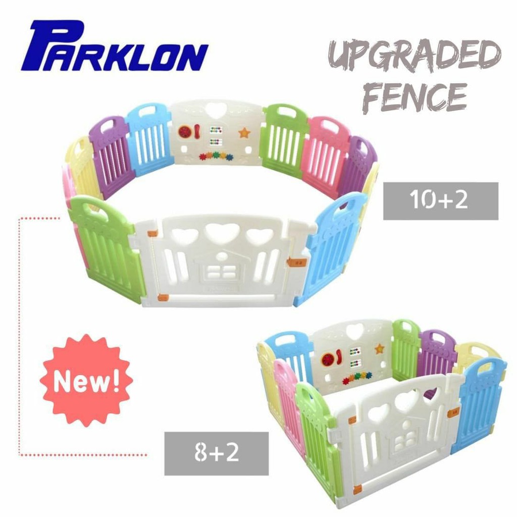 Pagar Bayi Parklon Fence 10+2 WL008 MIX COLOUR  Magic Castle Seperti Coby Haus