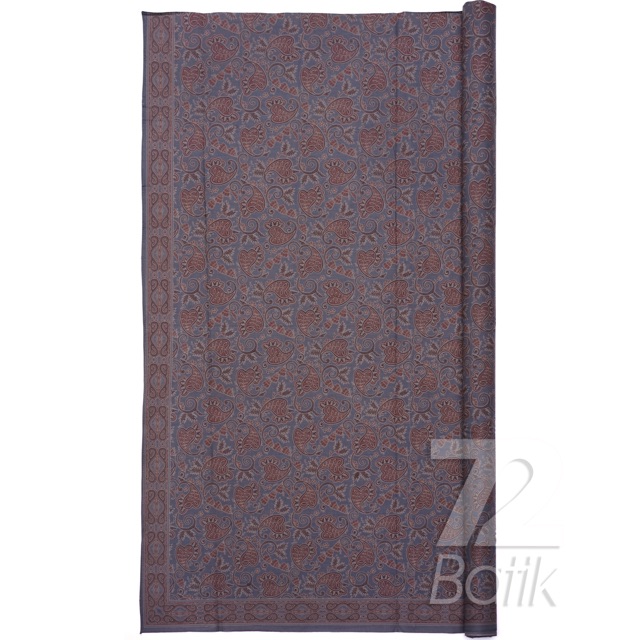 KAIN BATIK PREMIUM Bahan Katun Warna Abu Abu Tua Grey Gray 725134 Cap 72 Jarik Jarit Samping Kebat Panjang Batik Katun Modern Premium Bahan Seragam Batik Pernikahan Kantor Keluarga Murah Kamen Jadi Batik Bali Lembaran