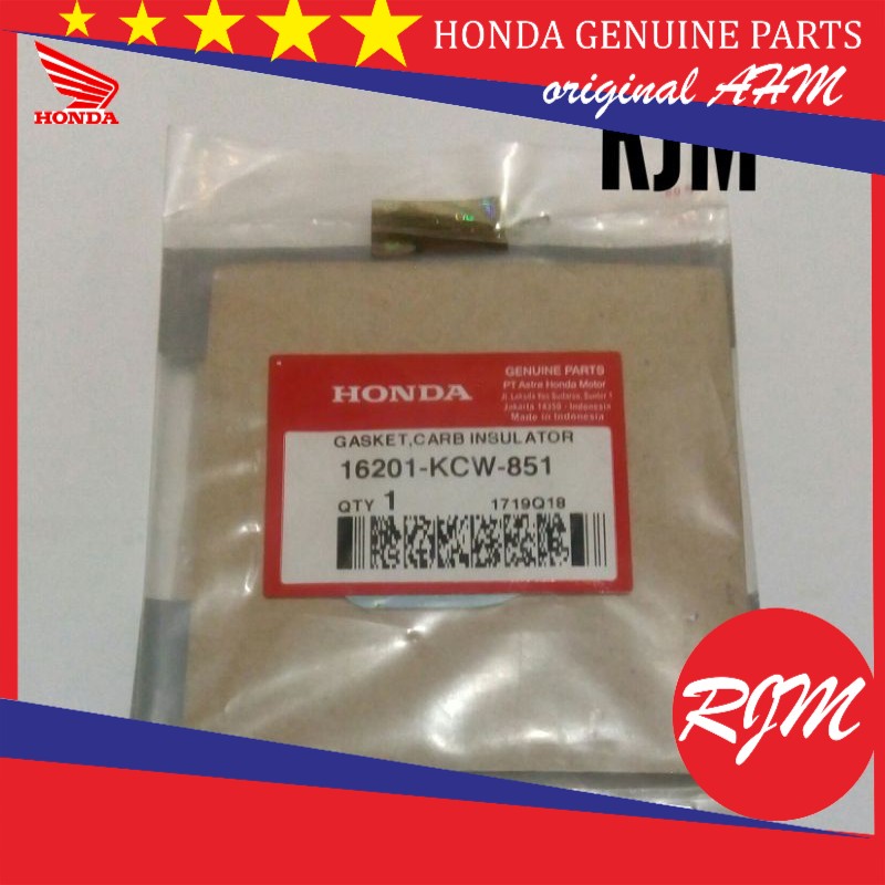 GASKET CARBS 16201-KCW-851 EBONIT GRAND BAWAH