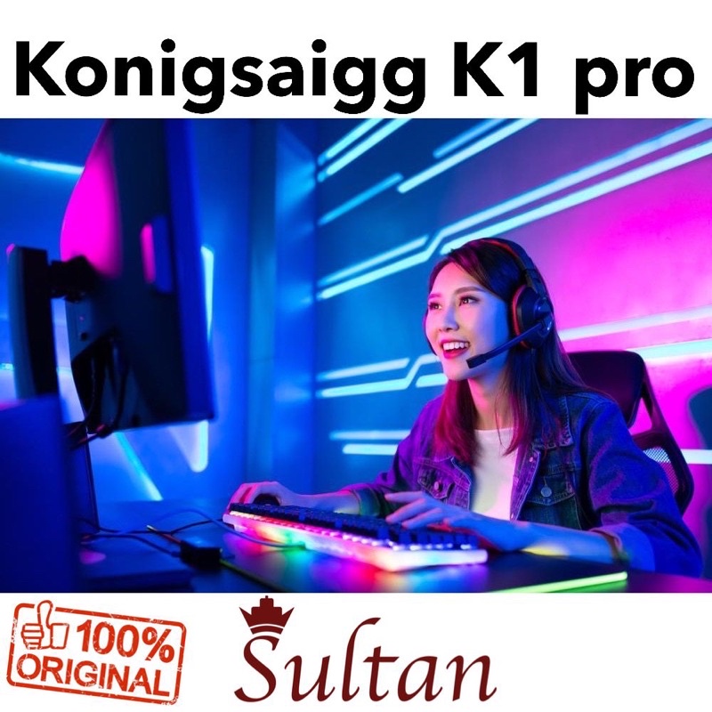 HANDSFREE BANDO GAMING K1PRO KONIGSAIGG GAMING 2 PROMO SEN