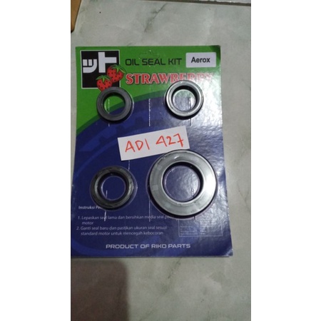 SEAL MESIN SIL OLI MESIN SET YAMAHA AEROX N MAX LEXY STRAWBERRY