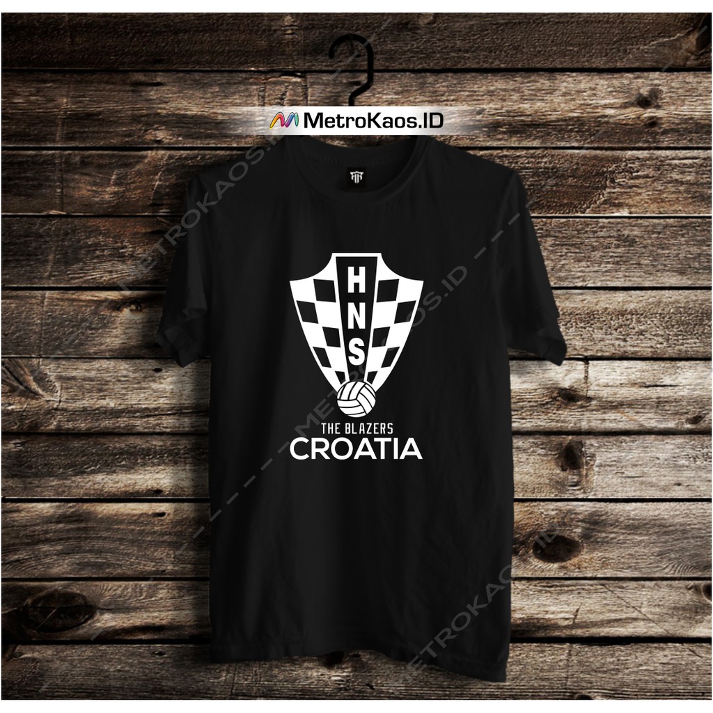 Jersey Kaos T-shirt Euro Piala Dunia Logo Kroasia Croatia
