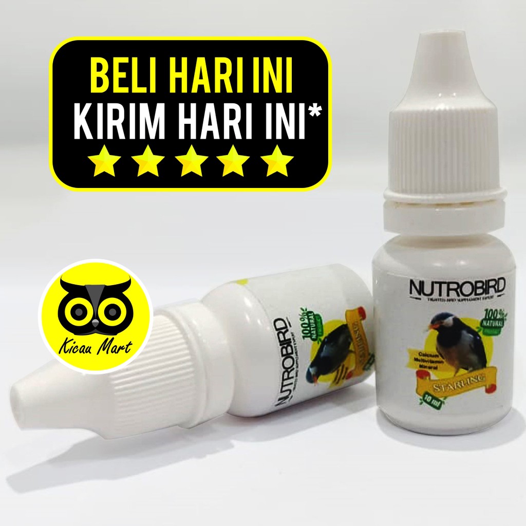 NUTROBIRD JALAK VITAMIN OBAT PENGGACOR BURUNG MURAI BATU HARIAN LOMBA OBAT ANTI MACET BUNYI LESU NOJLK