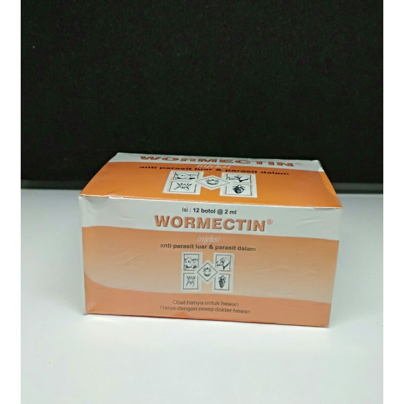 Wormectin 2ml isi 12 biji