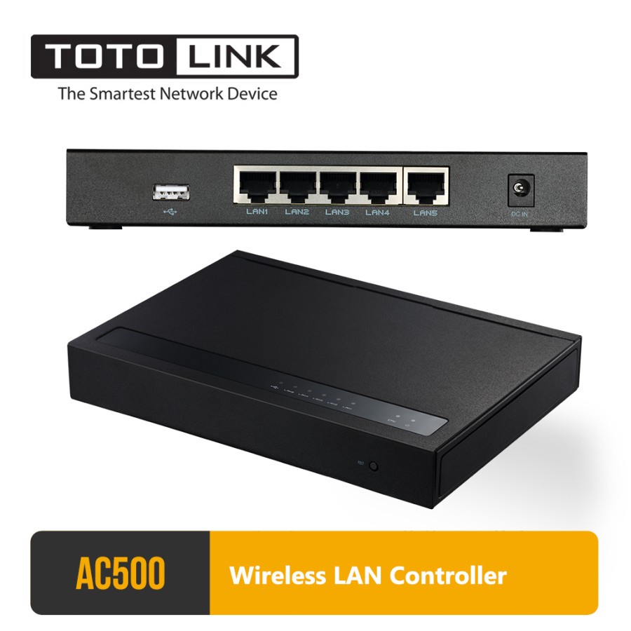 Access Point Controller 5 Port Gigabit - TOTOLINK AC500