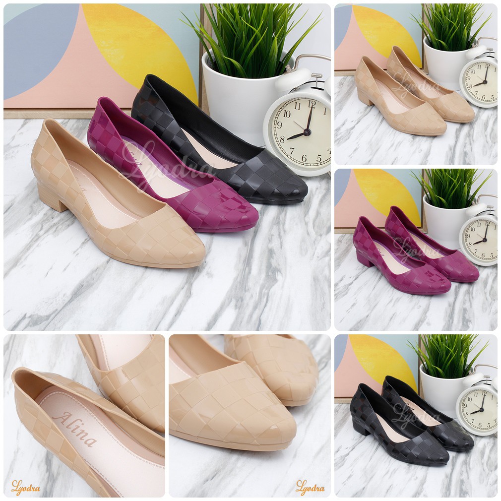 Yodra / Lyodra Fionan Wedges Jelly Shoes Import LDR303 Real Pict