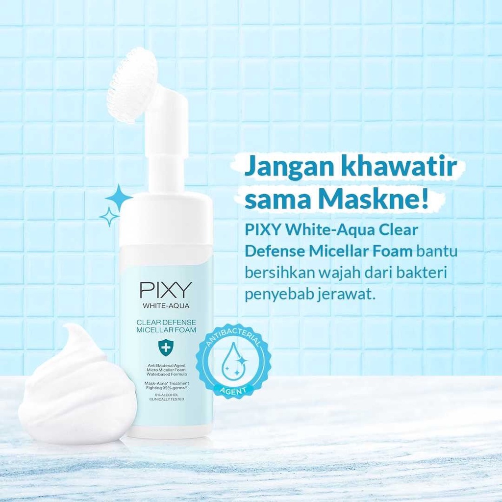 Pixy White-Aqua Clear Defense Micellar Foam