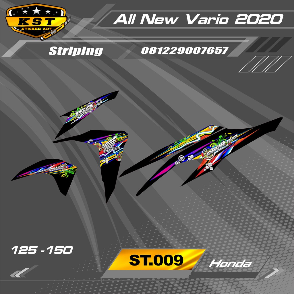 Striping Vario 2020 - Sticker Striping Honda Vario 2020. ST 009