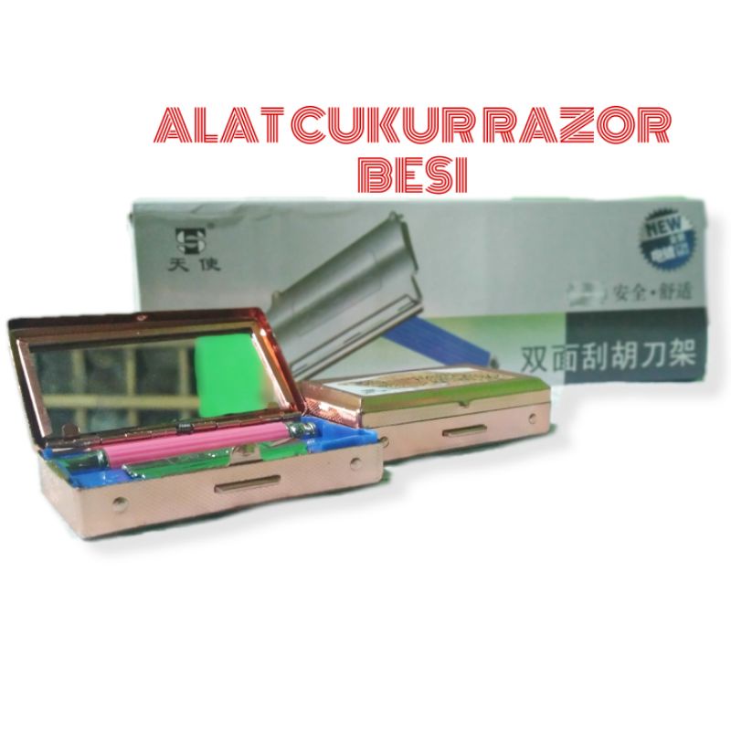 Grosir Razor Jadul Pisau Cukur Jenggot Kumis Manual - Razor Klasik 10 pcs