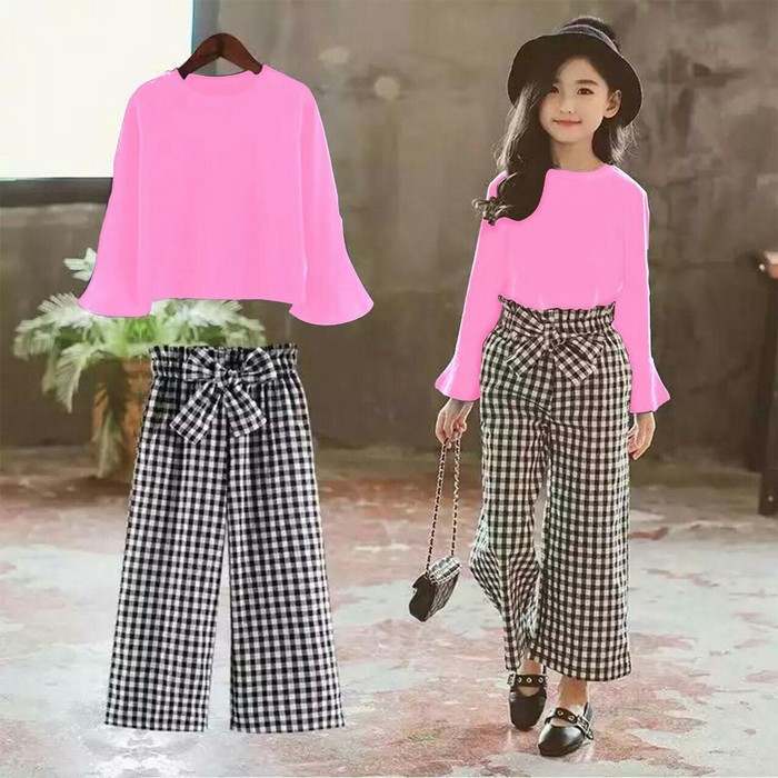 KD ST CACA KS baju anak perempuan set baju anak umur 5 6 tahun setelan anak cewek lucu