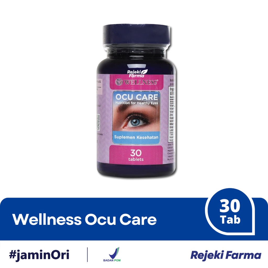 [ BPOM ] WellNess OcuCare / Ocu Care eyes 30 tablet - Well Ness untuk Kesehatan Mata