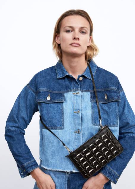 [READY] ZARA Original - Tas Dompet Aksen Simpul Setik Balik