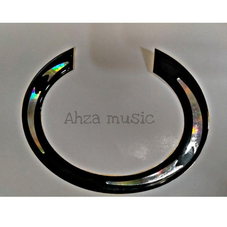 (K5U2).. rosette/sound hole stiker gitar yamaha apx 500ii tinggal tempel //Super@sekali
