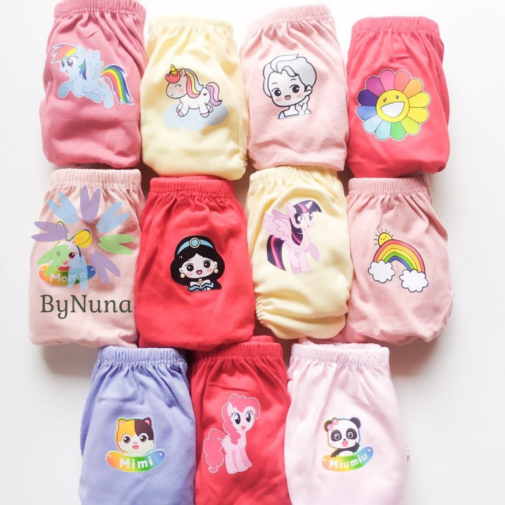 CD PREMIUM CELANA DALAM ANAK PEREMPUAN LAKI-LAKI GAMBAR KARAKTER WARNA POLOS PREMIUM KAIN DISTRO BAN