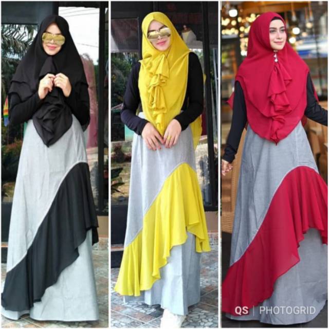 Gamis rempel Azqia