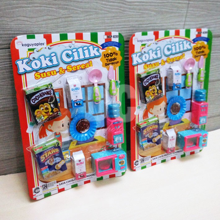 Mainan Anak Koki Cilik Susu &amp; Sereal | Masak-Masakan Sarapan Susu &amp; Sereal | Mainan Peralatan Dapur