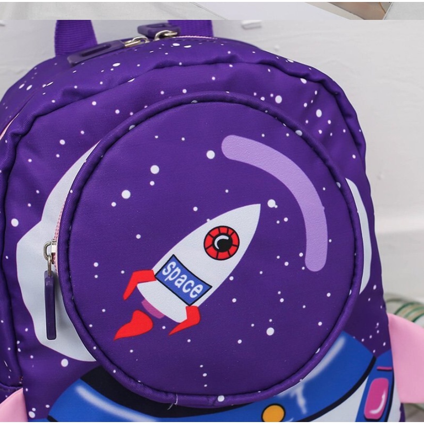Tas backpack Anak Laki-laki / Perempuan Astronot 3D Import CB019