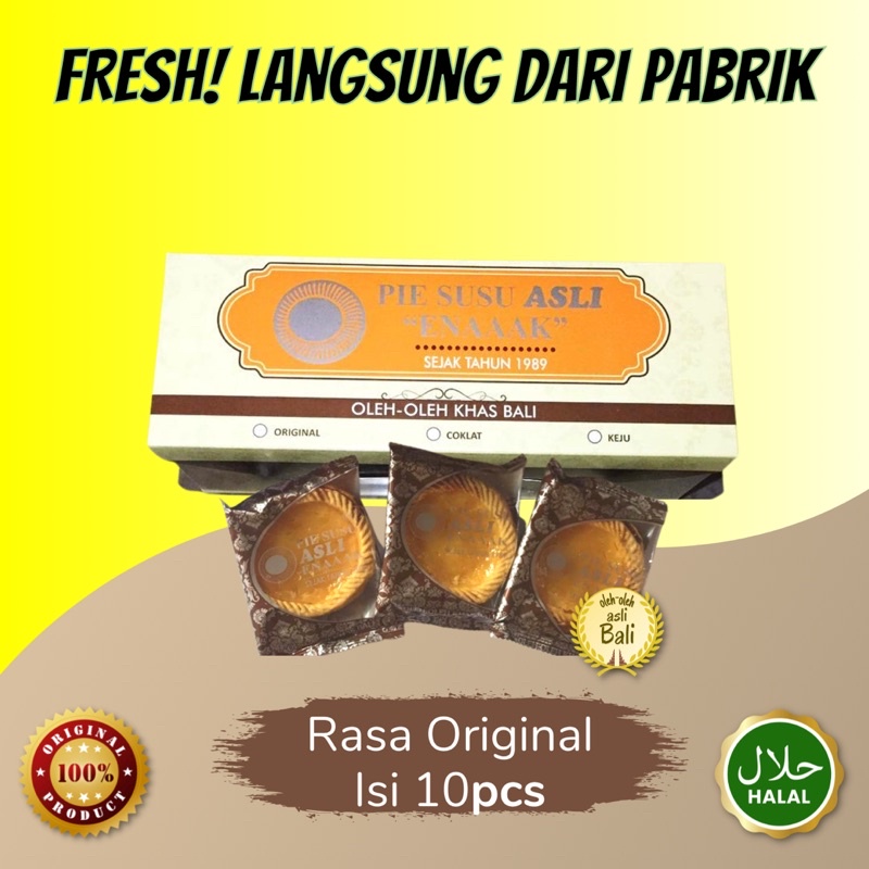 

Pie Susu Asli Enaaak Khas Bali Isi 10 Pcs