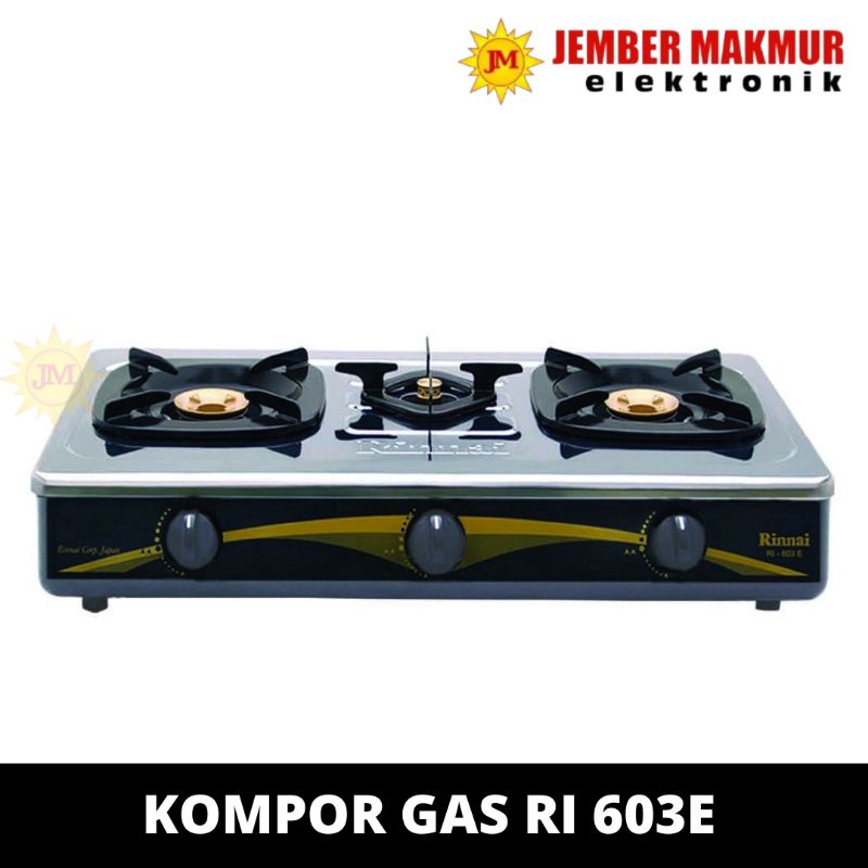 RINNAI RI-603E KOMPOR GAS 3 TUNGKU RINNAI