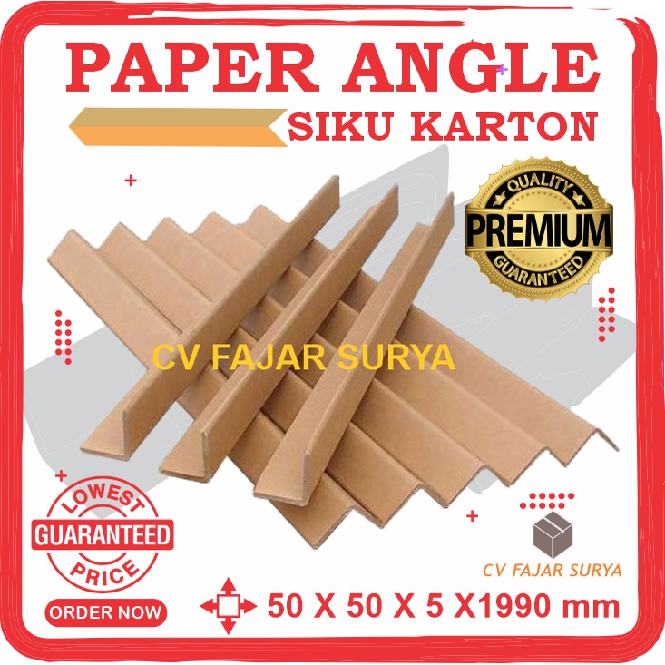 

Siku Karton, Paper Angle, Edge Protector 50x50x4x1990 mm