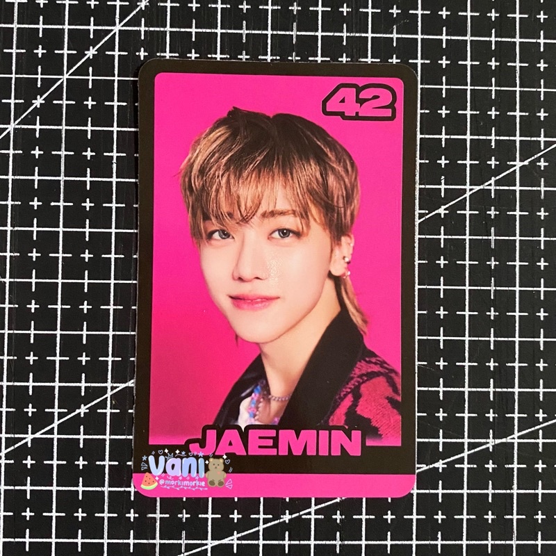pc jaemin konsep trading card / tc glitch mode b ver