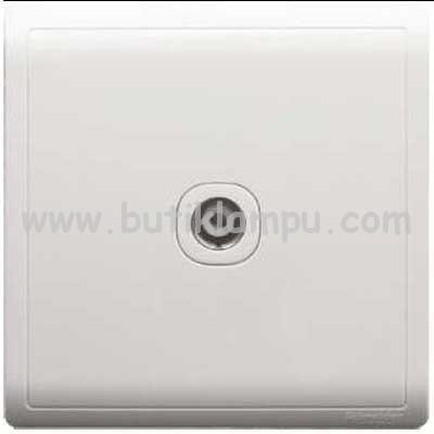 Outlet kabel tv schneider pieno putih