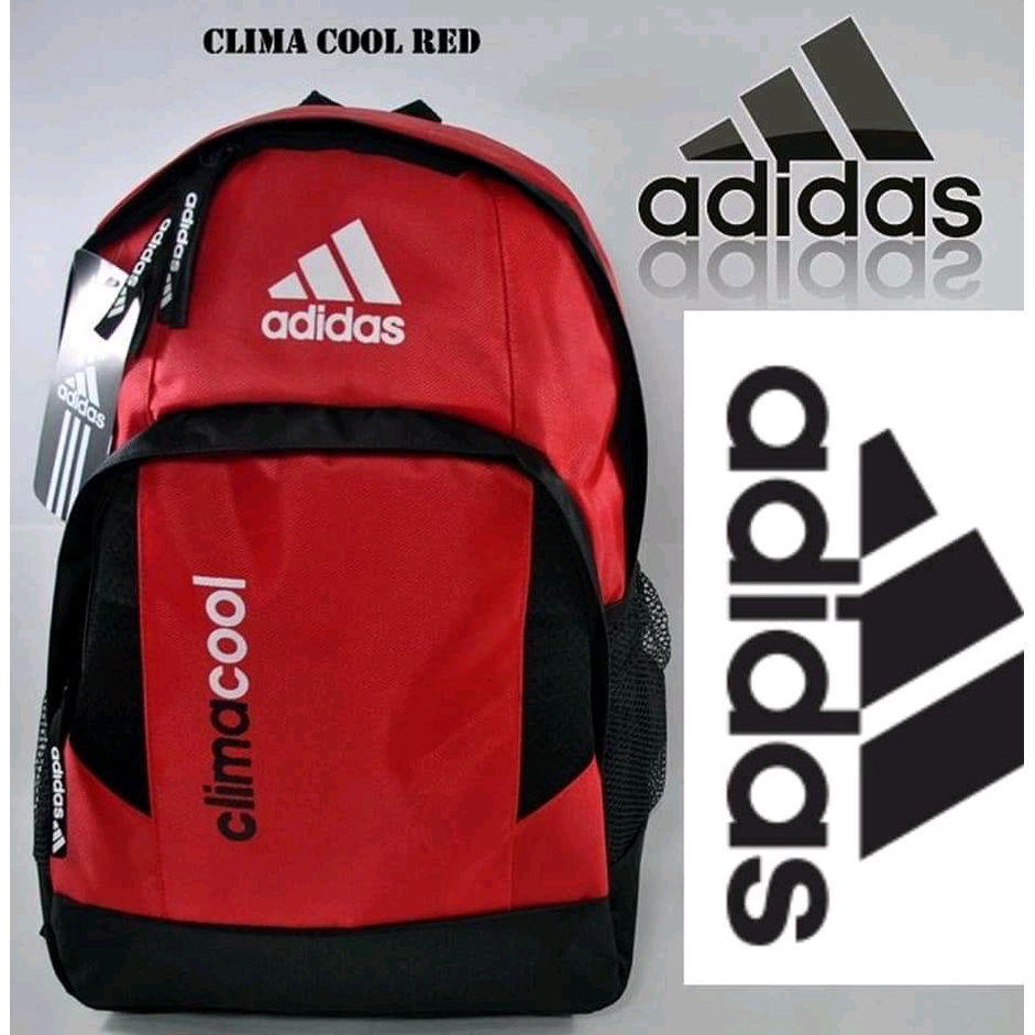 Tas Ransel Backpack Sekolah SMP SMA Kerja Cowok / Laki Laki / Cewek / Perempuan ADIDAS CLIMACOOL Mur