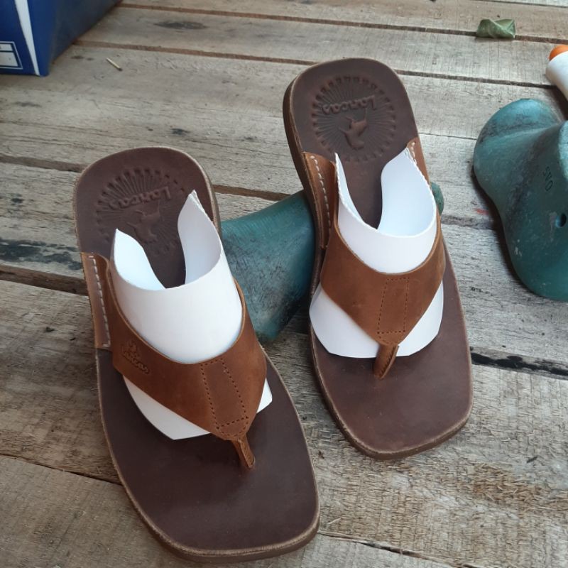 Sandal pria kulit Lancas murah