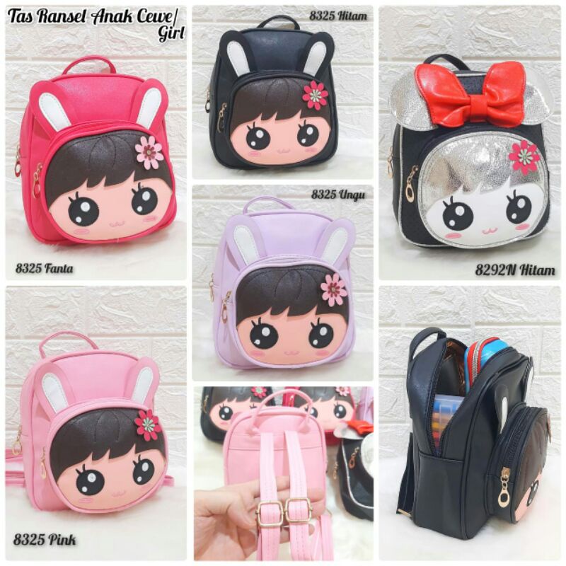 Tas Ransel Anak Perempuan / Tas Ransel Anak Lucu / Tas Ransel Boneka Anak