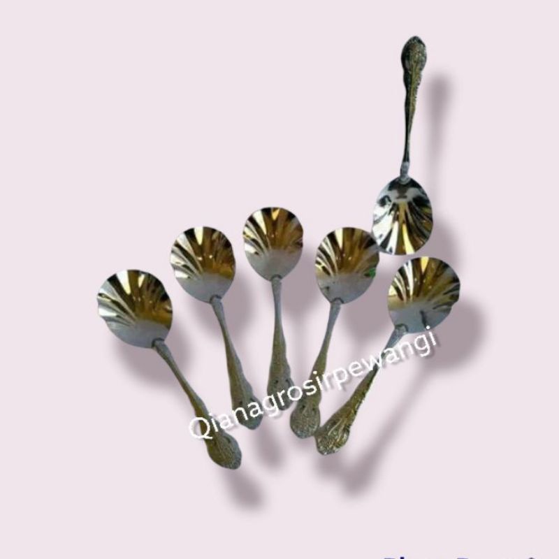 1 PCS CENTONG SAYUR MOTIF KERANG/CENTONG SAYUR STAINLESS