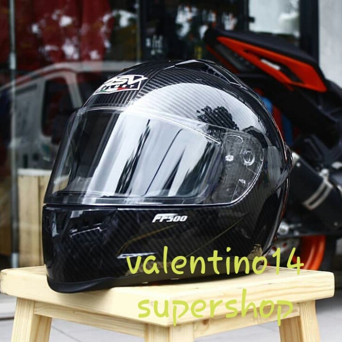 helm full face rsv ff500 carbon glossy