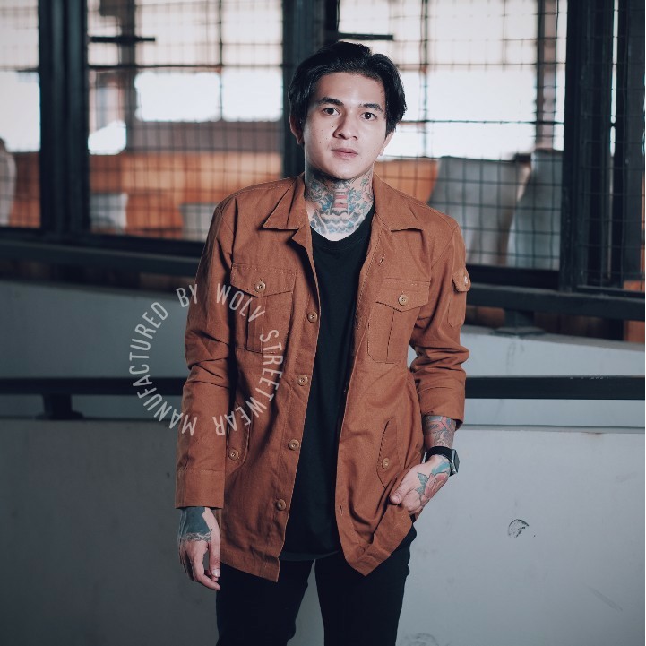 Jaket Semi Parka Wolv SK3 Pria Original Casual