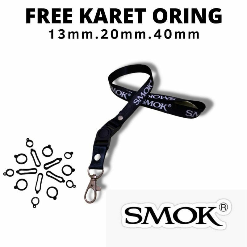

lanyard SMOK gantungan kunci DISTRO / tali lanyard gantungan leher id card name tag kartu nama
