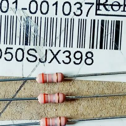 0.39ohm 1/2watt R39 1/2w FILM Resistor mttban99 Kualitas Baik