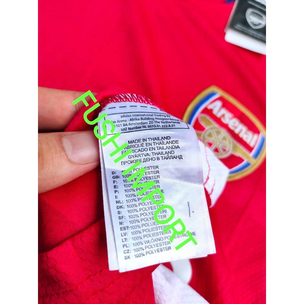 HQ JERSEY BOLA ARSENALL HOME 2021-2022 GO HQ IMPORT