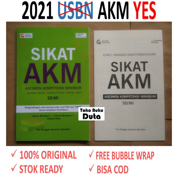 

❤BISA COD❤ Buku SOAL AKM (Asesmen Kompetensi Minimum) SD/MI