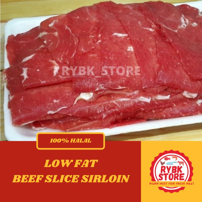 

BEEF SLICE LOW FAT / DAGING SAPI SLICE / YAKINIKU SUKIYAKI 500g